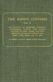 Cover of: Kings Customs: An Account of Maritime Revenue and Conraband Traffic
