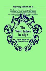Cover of: The West Indies in 1837 by Joseph Sturge