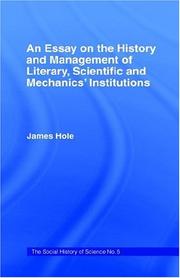 Cover of: Essay on History and Management: Essay Hist Management (Social History of Science,)