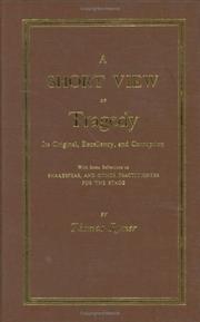 Cover of: Shakespeare Short View of Tragedy