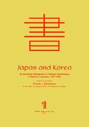 Cover of: Japan and Korea by Frank J. Shulman