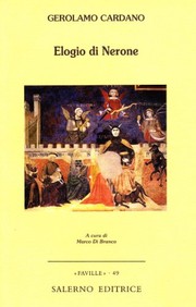 Cover of: Elogio di Nerone by Girolamo Cardano