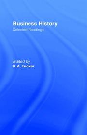 Cover of: Business history by edited by K. A. Tucker.