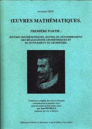 Cover of: Œuvres mathématiques by François Viète