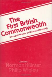 Cover of: The First British Commonwealth by Norman Hillmer