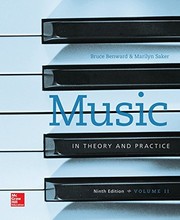 Cover of: Music in Theory and Practice, Vol. 2 with Workbook