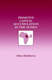 Cover of: Primitive capital accumulation in the Sudan