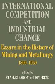 Cover of International competition and industrial change