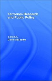Cover of: Terrorism research and public policy by edited by Clark McCauley.