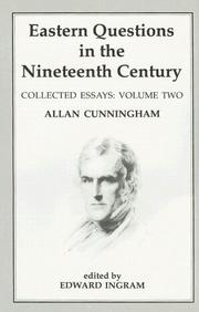 Cover of: Collected essays by Cunningham, Allan