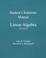 Cover of: Linear Algebra (Student's Solutions Manual)