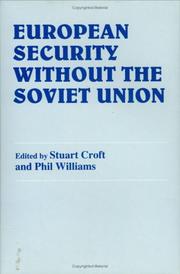Cover of: European security without the Soviet Union