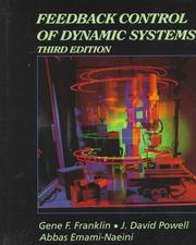 Cover of: Feedback control of dynamic systems by Gene F. Franklin