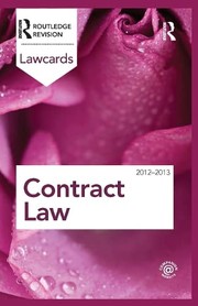 Cover of: Contract Lawcards 2012-2013 by Routledge