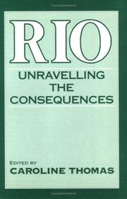 Cover of: Rio: unravelling the consequences