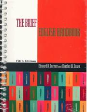 Cover of: The Brief English Handbook  by Edward A. Dornan, Charles W. Dawe, Edward A. Dornan