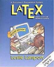 Cover of: LaTeX by Leslie Lamport