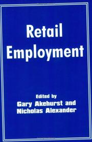 Cover of: Retail Employment (Retailing)