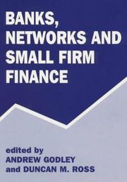 Cover of: Banks, networks, and small firm finance