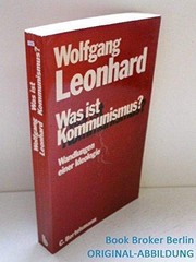 Cover of: Was ist Kommunismus?: Wandlungen einer Ideologie.