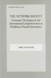 Cover of: The network society: economic development and international competitiveness as problems of social governance