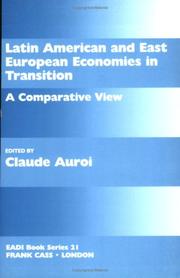 Cover of: Latin America and East European Economies in Transition: A Comparative View (Eadi Book Series, 21)