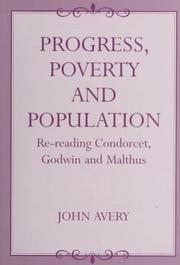 Cover of: Progress, Poverty and Population by John Avery