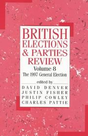 Cover of: British Elections and Parties Review by David Denver, David Denver