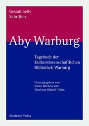 Cover of: Tagebuch der kulturwissenschaftlichen Bibliothek Warburg by Aby Warburg