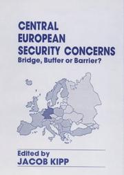 Cover of: Central European security concerns by edited by Jacob Kipp.