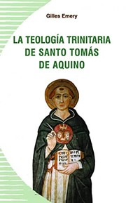 Cover of: La teología trinitaria de santo Tomás de Aquino