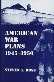American war plans, 1945-1950 by Steven T. Ross