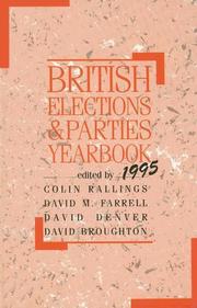 Cover of: British Elections and Parties Yearbook (British Elections and Parties) by Colin Rallings