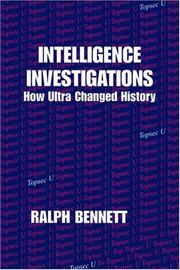 Cover of: Intelligence investigations by Ralph Francis Bennett