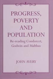 Cover of: Progress, poverty, and population: re-reading Condorcet, Godwin, and Malthus