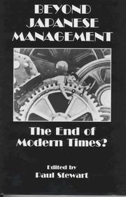 Cover of: Beyond Japanese management: the end of modern times?