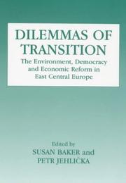 Dilemmas of Transition by Susan Baker, Susan Baker