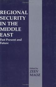 Cover of: Regional Security in the Middle East by Zeev Maoz, Zeev Maoz