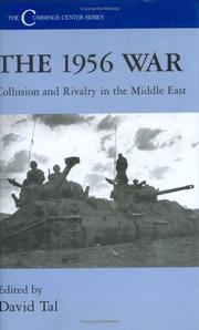 Cover of: The 1956 War by David Tal