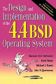 Cover of: The design and implementation of the 4.4BSD operating system
