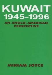 Cover of: Kuwait, 1945-1996: an Anglo-American perspective