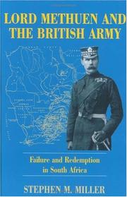 Cover of: Lord Methuen and the British army by Miller, Stephen M.