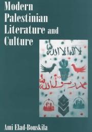 Cover of: Modern Palestinian Literature and Culture by A Elad-Bouskila