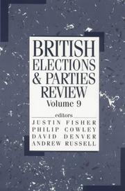 Cover of: British Elections and Parties Review (British Elections & Parties Review)