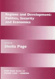 Cover of: Regions and Development: Politics, Security and Economics (Eadi Book Series, 23)