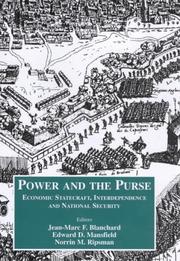 Cover of: Power and the Purse: Economic Statecraft, Interdependence and National Security (Case Series on Security Studies)