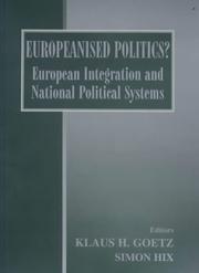Cover of: Europeanised Politics? by Simon Hix