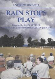 Cover of: Rain Stops Play: Cricketing Climates (Cass Series--Sport in the Global Society, No. 27.)