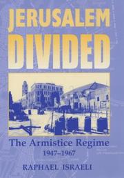Cover of: Jerusalem Divided by Raphael Israeli
