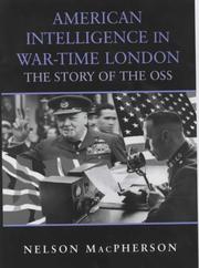 Cover of: American intelligence in war-time London: the story of the OSS